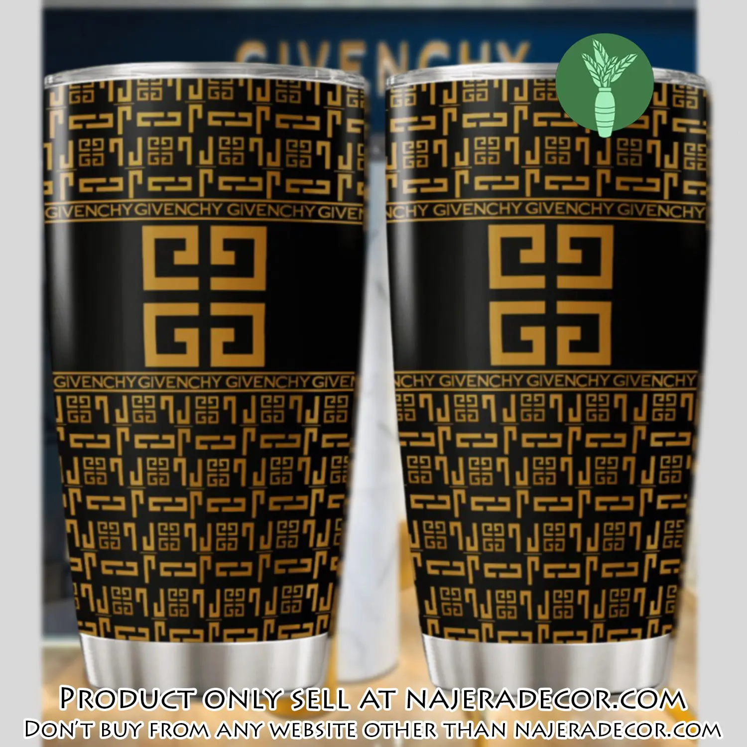 Givenchy stainless steel tumbler 20oz30oz njr3136767